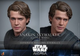 Anakin Skywalker Star Wars The Clone Wars 1/6 Action Figure by Hot Toys