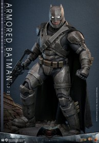 Armored Batman 2.0 Deluxe Batman v Superman Dawn of Justice Movie Masterpiece 1/6 Action Figure by Hot Toys