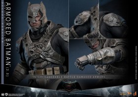 Armored Batman 2.0 Deluxe Batman v Superman Dawn of Justice Movie Masterpiece 1/6 Action Figure by Hot Toys