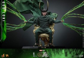 God Loki Marvel 1/6 Action Figure by Hot Toys