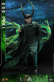 God Loki Marvel 1/6 Action Figure by Hot Toys