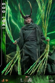God Loki Marvel 1/6 Action Figure by Hot Toys
