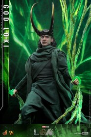 God Loki Marvel 1/6 Action Figure by Hot Toys