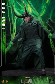 God Loki Marvel 1/6 Action Figure by Hot Toys