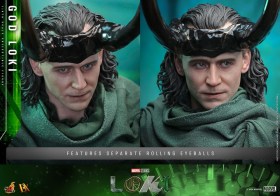 God Loki Marvel 1/6 Action Figure by Hot Toys
