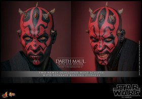 Darth Maul with Sith Speeder Star Wars 1/6 Action Figure by Hot Toys