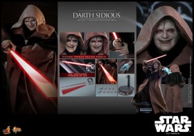 Darth Sidious Star Wars Movie Masterpiece 1/6 Action Figure by Hot Toys