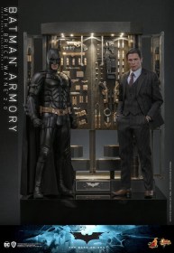 Batman Armory with Bruce Wayne (2.0) The Dark Knight 1/6 Action Figures & Diorama by Hot Toys