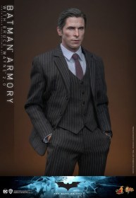 Batman Armory with Bruce Wayne (2.0) The Dark Knight 1/6 Action Figures & Diorama by Hot Toys