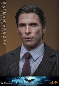Batman Armory with Bruce Wayne (2.0) The Dark Knight 1/6 Action Figures & Diorama by Hot Toys