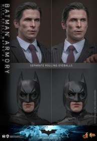 Batman Armory with Bruce Wayne (2.0) The Dark Knight 1/6 Action Figures & Diorama by Hot Toys