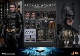 Batman Armory with Bruce Wayne (2.0) The Dark Knight 1/6 Action Figures & Diorama by Hot Toys