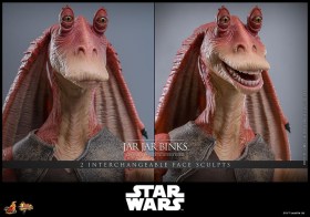 Jar Jar Binks Star Wars The Phantom Menace 1/6 Action Figure by Hot Toys