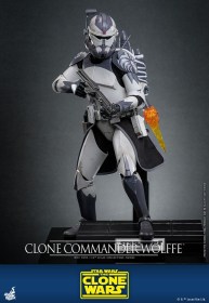 Clone Commander Wolffe Star Wars The Clone Wars 1/6 Action Figure by Hot Toys