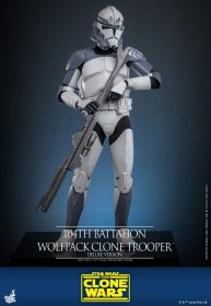 104th Battalion Wolfpack Clone Trooper Deluxe Version Star Wars The Clone Wars 1/6 Action Figure by Hot Toys