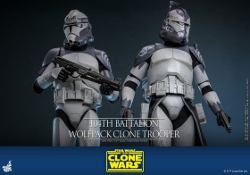 104th Battalion Wolfpack Clone Trooper Star Wars The Clone Wars 1/6 Action Figure by Hot Toys