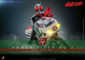 Kamen Rider No. 2 and Cylone Kamen Rider 1/6 Figure by Hot Toys