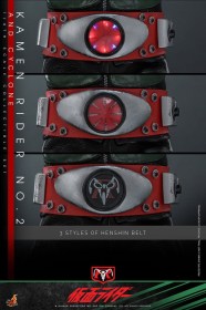 Kamen Rider No. 2 and Cylone Kamen Rider 1/6 Figure by Hot Toys
