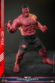 Red Hulk Captain America Brave New World 1/6 Action Figure by Hot Toys