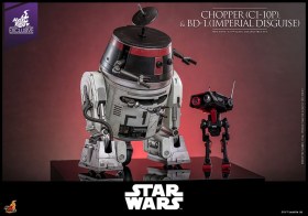 Chopper (C1-10P™) & BD-1™ (Imperial Disguise) Star Wars 1/6 Action Figure Set by Hot Toys