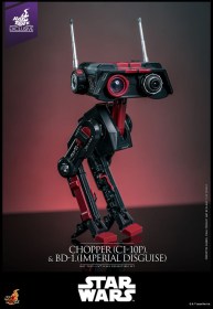 Chopper (C1-10P™) & BD-1™ (Imperial Disguise) Star Wars 1/6 Action Figure Set by Hot Toys