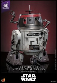 Chopper (C1-10P™) & BD-1™ (Imperial Disguise) Star Wars 1/6 Action Figure Set by Hot Toys
