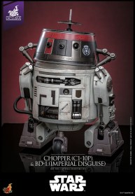 Chopper (C1-10P™) & BD-1™ (Imperial Disguise) Star Wars 1/6 Action Figure Set by Hot Toys