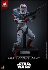Clone Commando Sev Exclusive Star Wars The Clone Wars 1/6 Action Figure by Hot Toys