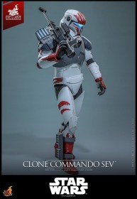 Clone Commando Sev Exclusive Star Wars The Clone Wars 1/6 Action Figure by Hot Toys