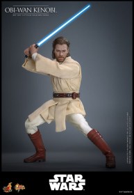Obi-Wan Kenobi Star Wars Episode II Attack of the Clones 1/6 Action Figure by Hot Toys