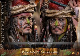 Pelegostos Chief Jack Sparrow DX Pirates of the Caribbean Dead Man's Chest 1/6 Action Figure by Hot Toys