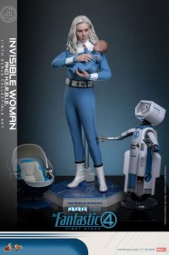 Invisible Woman & H.E.R.B.I.E. The Fantastic Four First Steps 2-Pack 1/6 Action Figure by Hot Toys