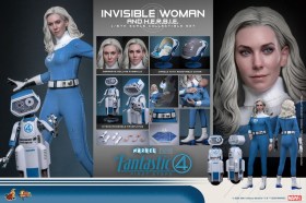 Invisible Woman & H.E.R.B.I.E. The Fantastic Four First Steps 2-Pack 1/6 Action Figure by Hot Toys