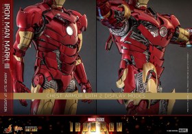 Iron Man Mark III (Armor Suit Up Version) Iron Man Diecast 1/6 Action Figure by Hot Toys