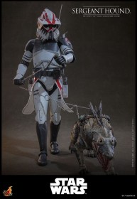 Sergeant Hound Star Wars The Clone Wars 1/6 Action Figure by Hot Toys