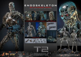 Endoskeleton (Battle Damaged Version) Terminator 2 Judgment Day 1/6 Action Figure by Hot Toys