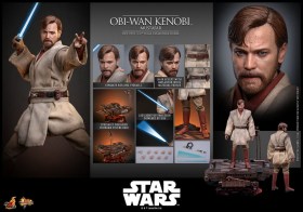 Obi-Wan Kenobi (Mustafar) Star Wars Episode III Revenge of the Sith 1/6 Action Figure by Hot Toys