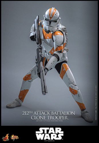 212th Attack Battalion Clone Trooper Deluxe Version Star Wars The Clone Wars 1/6 Action Figure by Hot Toys