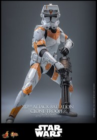 212th Attack Battalion Clone Trooper Deluxe Version Star Wars The Clone Wars 1/6 Action Figure by Hot Toys