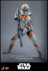 212th Attack Battalion Clone Trooper Star Wars The Clone Wars 1/6 Action Figure by Hot Toys
