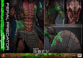 Feral Predator (Battle Damaged Version) Prey 1/6 Action Figure by Hot Toys