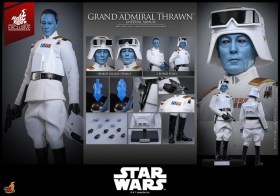 Grand Admiral Thrawn (Imperial Armor) Exclusive Star Wars Rebels 1/6 Action Figure by Hot Toys