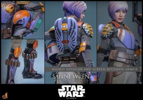 Sabine Wren Star Wars Rebels 1/6 Action Figure by Hot Toys