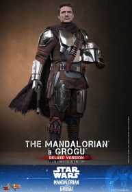 The Mandalorian and Grogu (Deluxe Version) Star Wars 1/6 Action Figure by Hot Toys