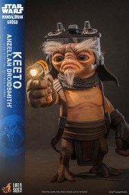 Keeto (Anzellan Droidsmith) Star Wars The Mandalorian & Grogu Life-Size Figure by Hot Toys