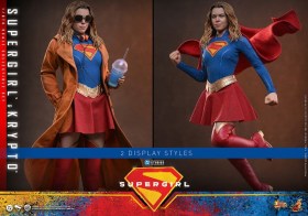 Supergirl & Krypto DC Comics 1/6 Action Figure Set by Hot Toys