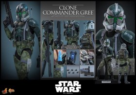 Clone Commander Gree Star Wars 1/6 Action Figure by Hot Toys