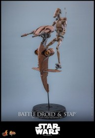 Battle Droid & STAP Star Wars The Phantom Menace 1/6 Action Figure Set by Hot Toys