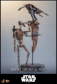 Battle Droid & STAP Star Wars The Phantom Menace 1/6 Action Figure Set by Hot Toys