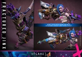 Fractured Jinx Arcane 1/6 Action Figure by Hot Toys